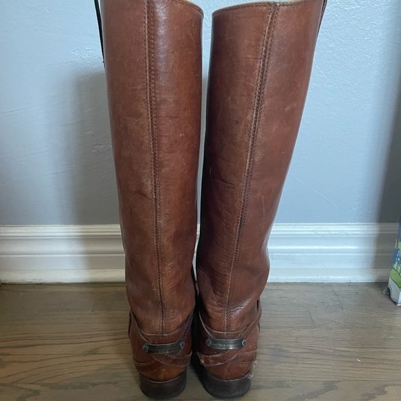 Frye Riding Boots Brown SZ 8.5 - Picture 3 of 8